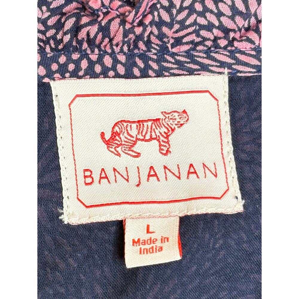 Banjanan Constance Cotton Maxi Dress Blueprint Size Large - Picture 7 of 10